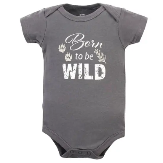 Hudson Baby Infant Boy Cotton Bodysuits, Vintage Safari image {5}