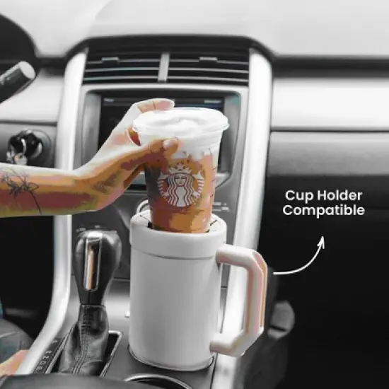 FrostBuddy Thicc Buddy Insulated Tumbler | Available in 40oz & 50oz Sizes | Stainless Steel + Chapstick Holder image {6}