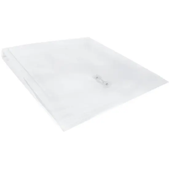 JAM Paper 13'' x 13'' 12pk Plastic Envelopes with Button and String Tie Closure - Clear: Large Filing Accessories image {3}