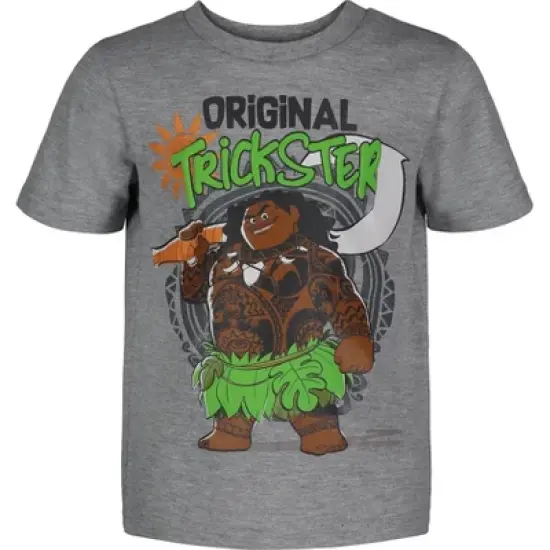 Disney Moana Maui French Terry Shorts Tank Top and T-Shirt 3 Piece Outfit Set Toddler image {3}