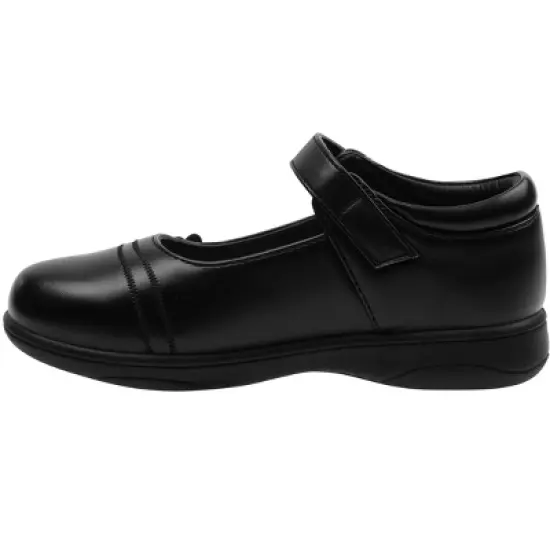 Petalia Girls' Tween Floral Faux leather construction School Shoes (Big Kids) image {4}