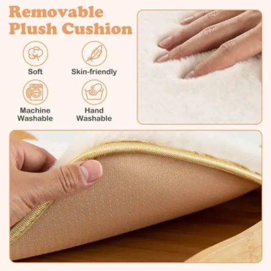 Costway 2-tier Cat Tower for Indoor Cats with Double Beds Removable & Washable Cushions image {6}