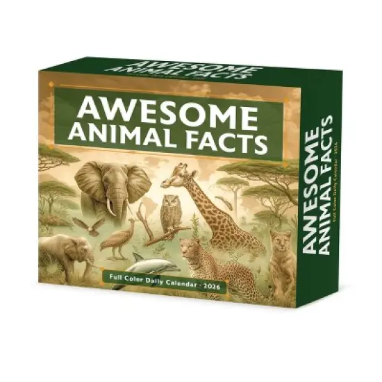 Willow Creek Press 2026 Awesome Animal Facts Box Calendar image {6}