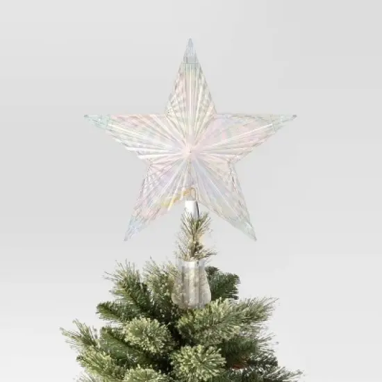 Christmas Lit 5 Point Star Tree Topper Multicolor - Wondershop&trade; image {2}