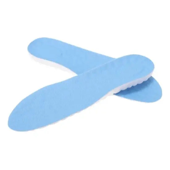 Unique Bargains 6D Height Increase Shoe Inserts Fit Shoe White Blue 1 Pair image {4}