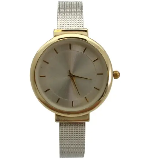 OLIVIA PRATT SHINY FACE TEXTURED BANGLE WATCH image {7}