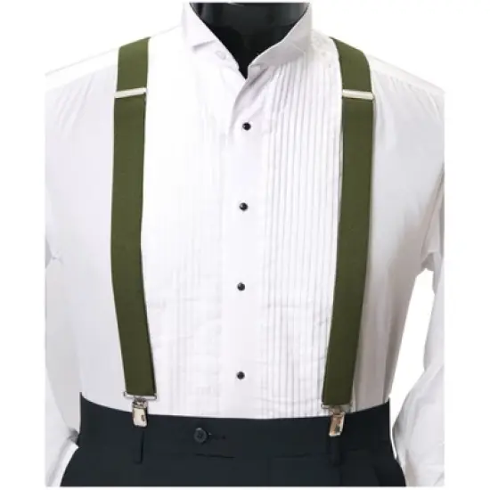 Men's X-back Metal Clip Fastening Suspenders image {8}