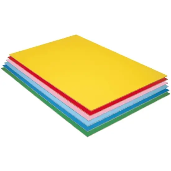 Pacon Acid-Free Foam Board, 20 x 30 Inches, 3/16 Inch Thickness, Assorted Colors, Pack of 12 image {3}