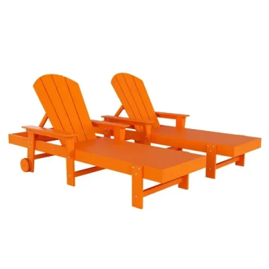 WestinTrends Malibu 2 Piece Reclining Chaise Lounge With Arms & Wheels image {9}