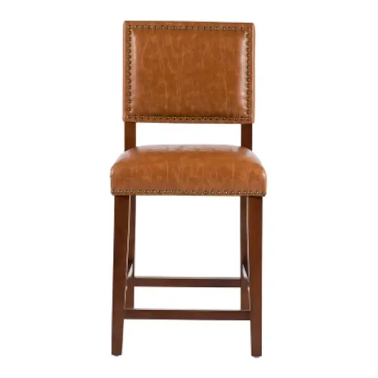 24" Brook Counter Height Barstool - Linon image {13}