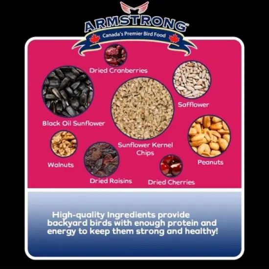 Armstrong Wild Bird Food Royal Jubilee Persistence Bird Seed Blend, 13lbs image {3}