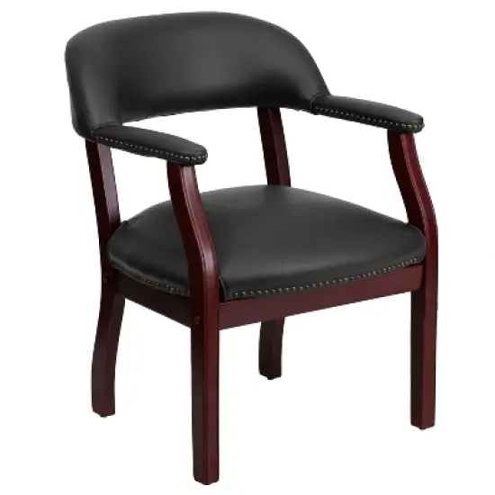 Emma and Oliver Conference Chair with Accent Nail Trim image {11}