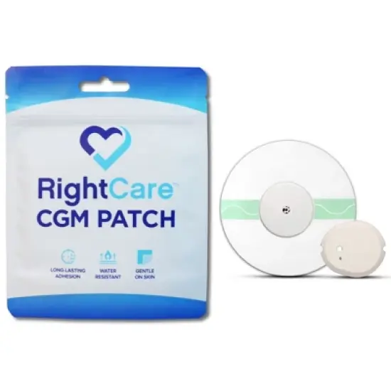 RightCare CGM Adhesive Synthetic Patch for Freestyle Libre, Uncovered Circle, Multiple Colors, Bag of 25 image {11}
