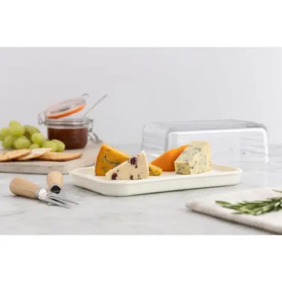 Kilner Fresh Cheese Storage Box with Ceramic Base image {2}
