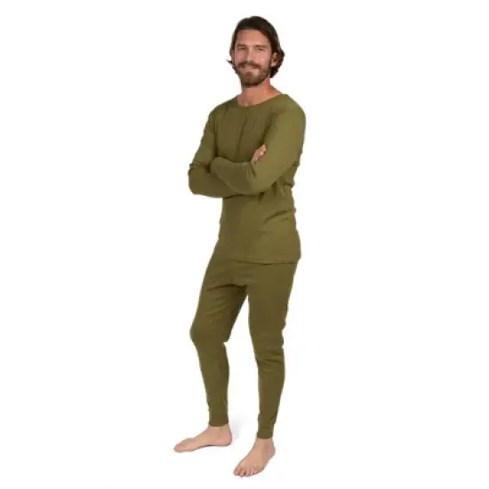 Leveret Mens Two Piece Cotton Solid Boho Color Pajamas image {4}