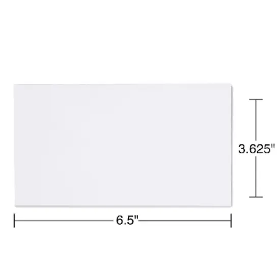 Staples Gummed #6 3/4 Standard Business Envelopes 500/Box (187005/19252) image {2}