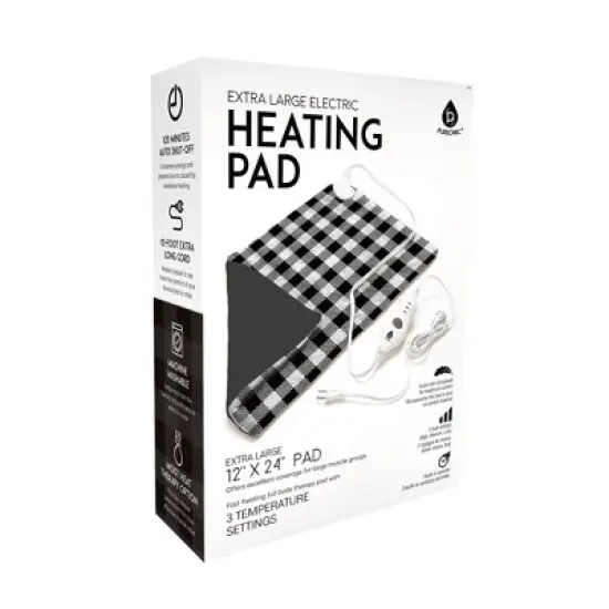 Pursonic Electric Heating Pad 12" X 24" image {3}