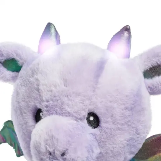 FAO Schwarz Glow Brights Toy Plush LED with Sound Dragon 13" Stuffed Animal image {4}