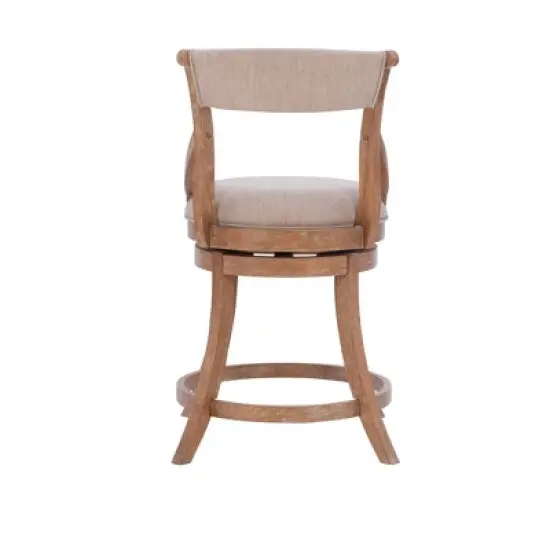 Big and Tall Gerald Counter Height Barstool Brown - Powell Company image {3}
