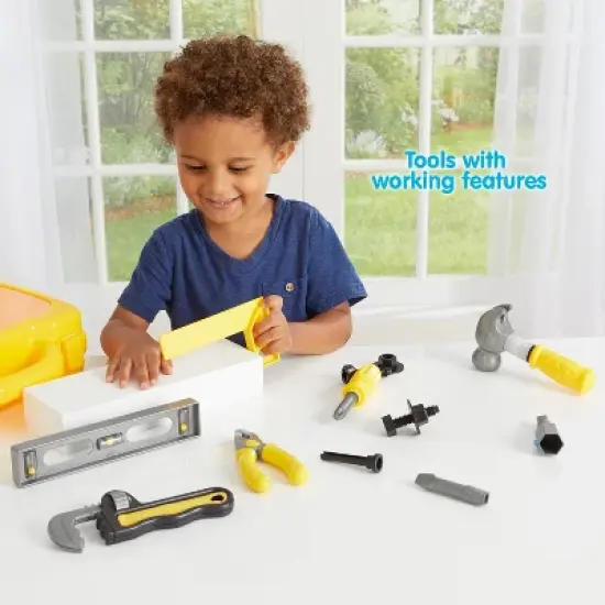 Kidoozie My First Tool Box, 14-Pieces, Pretend Play, Children Ages 3 and Up image {5}