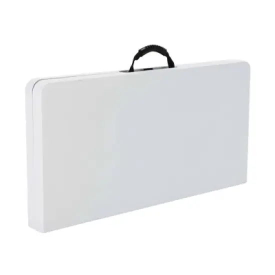 Square Fold In Half Card Table White - Lifetime image {1}