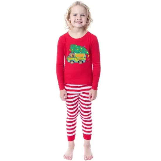 Scooby-Doo Mystery Machine Christmas Tight Fit Family Pajama Set image {2}