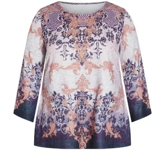 Women's Plus Size Callie Top - red | AVENUE image {2}