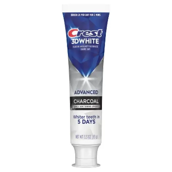 Crest 3D White Advanced Charcoal Teeth Whitening Toothpaste image {11}