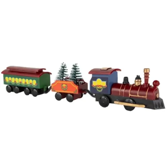 Northlight 9-Piece Red Battery Operated Animated Christmas Train Set image {3}