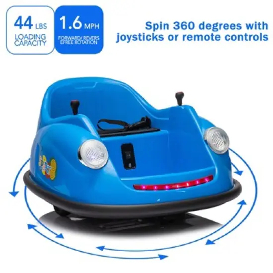 Bumper Cars for Toddlers, Ride On Car, Electric Kids Ride On Bumper Car Gift, 12V Battery Car for Kids Remote image {5}