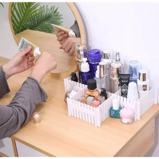 Kitcheniva Adjustable DIY Drawer Dividers 8 Pcs image {2}