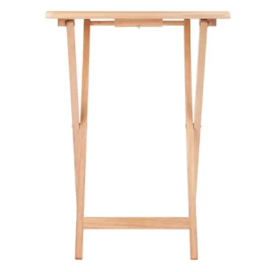 4pc Alex Snack Table Set Natural - Winsome image {8}