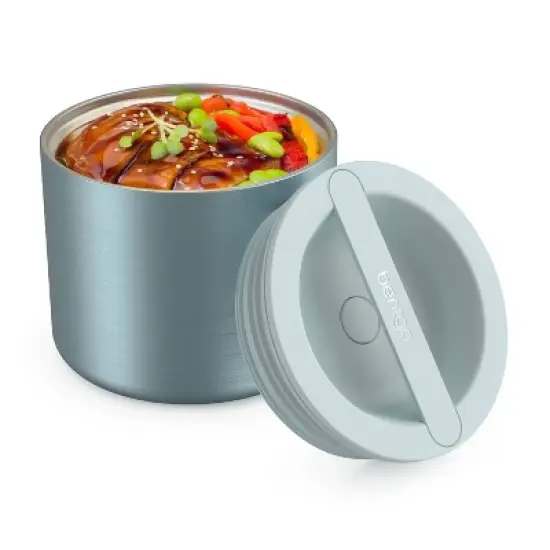 Bentgo 2.4c Stainless Steel Insulted Food Storage Container with Plastic Lid image {7}