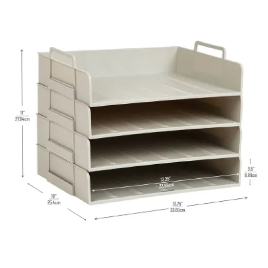 Mind Reader Organizer File Storage Plastic image {2}