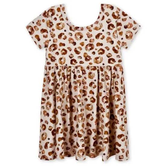 Gerber Toddler Girls' Short Sleeve Twirl Dress image {10}