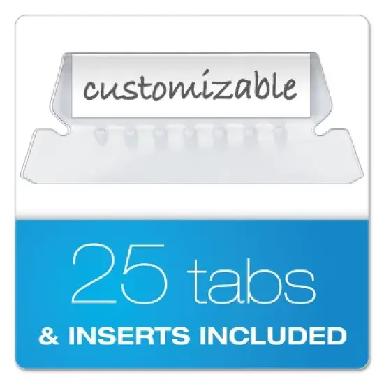 Pendaflex Essentials Colored Hanging Folders 1/5 Tab Letter Violet 25/Box 81611 image {3}