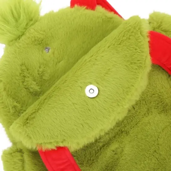 The Grinch 3D Plush Tote Bag With Drop Handle image {2}