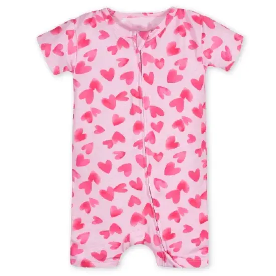 Gerber Buttery-Soft Snug Fit Short Sleeve Romper image {11}
