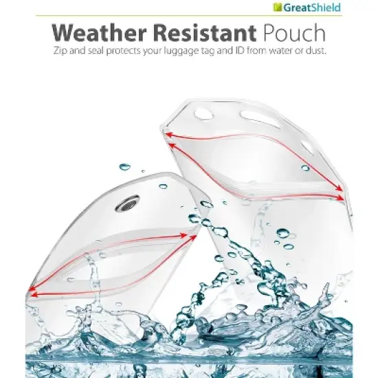 Greatshield 8x Cruise Luggage Tag Holder + 4x ID Badge Holder with Lanyard, for Princess, Carnival, Holland American, and Norwegian Cruise Line image {2}