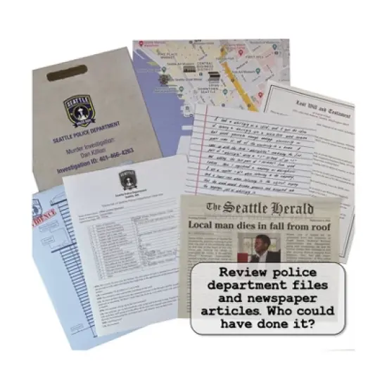 University Games Murder Mystery Party Case Files: Killer Startup Board Game image {4}