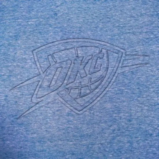 NBA Oklahoma City Thunder Women's Embossed Crew Neck Fleece Sweatshirt image {3}