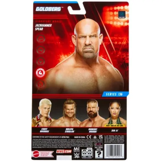 WWE Series 136 Goldberg Action Figure image {1}
