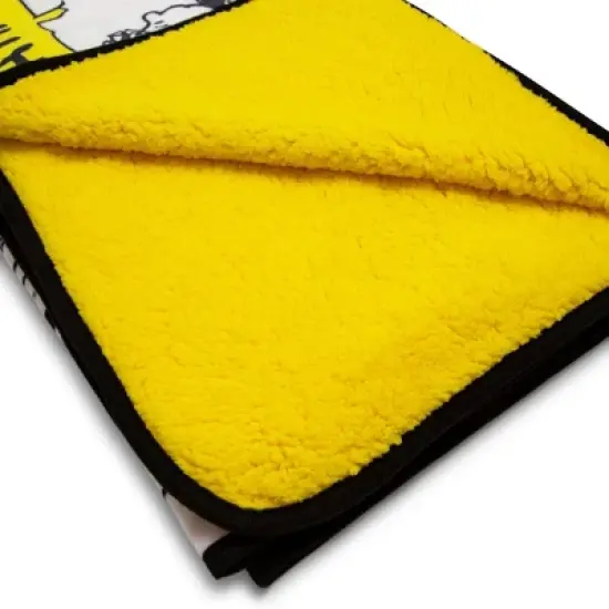 Silver Buffalo Peanuts "Ha Ha Ha" Comic Strip Panels Throw Blanket | 50 x 60 Inches image {2}