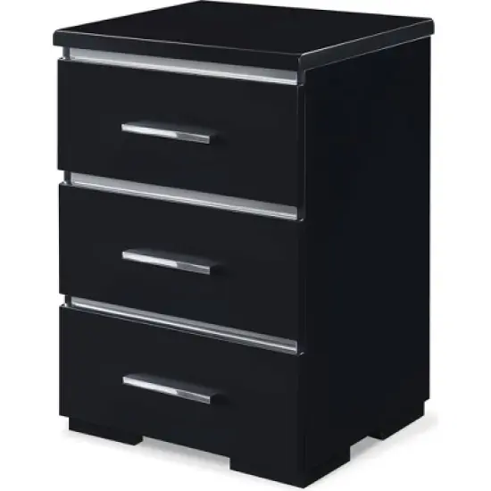 Belmont 3 Drawer Nightstand - Finch image {5}
