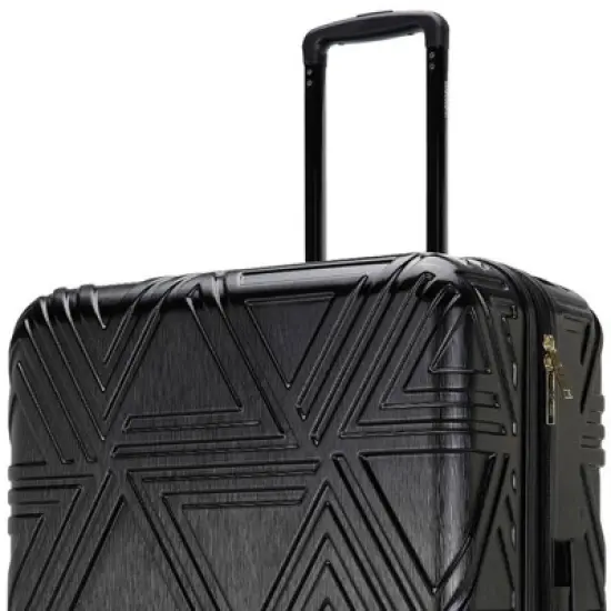 Badgley Mischka Contour Expandable Hardside Checked 3pc Luggage Set image {11}