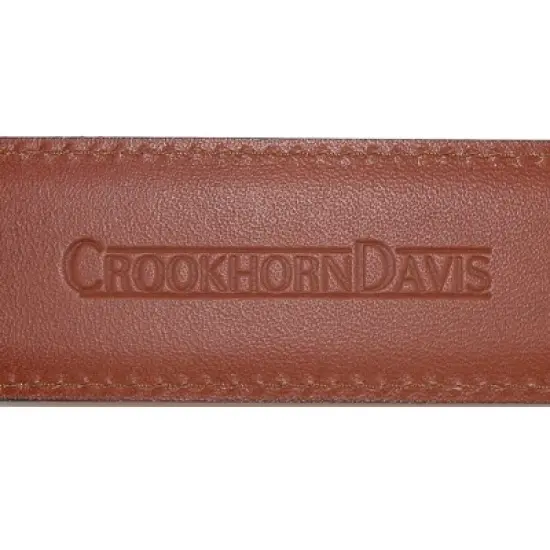 CrookhornDavis Men's Ciga Smooth 32mm Calfskin Leather Dress Belt image {3}