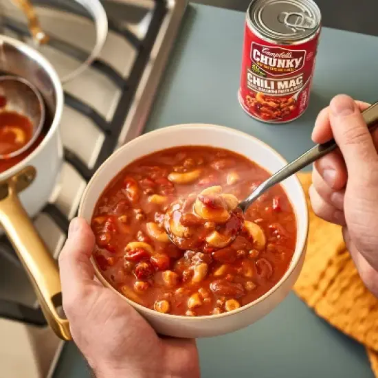 Campbell's Chunky Chili Mac Soup - 18.8oz image {1}