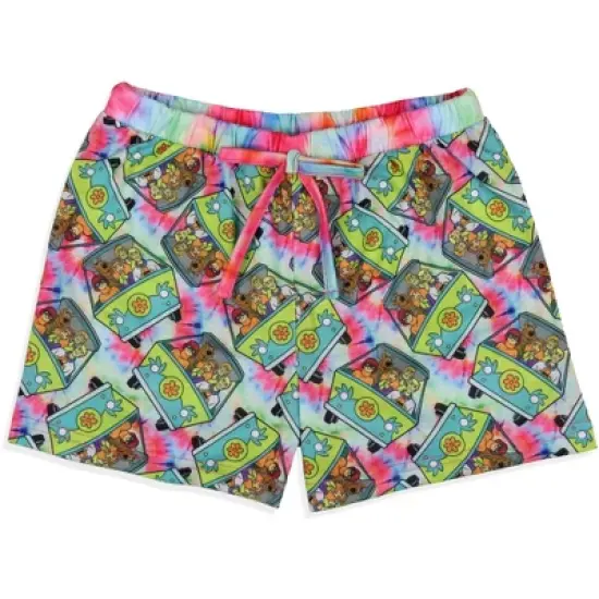 Scooby-Doo Girls' Characters The Gang Mystery Machine Pajama Set Shorts Multicolored image {4}