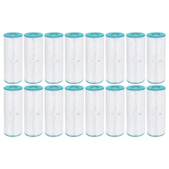 Hurricane Filters Replacement Spa Filter Cartridge for PRB50-IN, Unicel C-4950, Filbur FC-2390, and J210/J220/J235/J245/J275 Models, 16 Pack image {1}