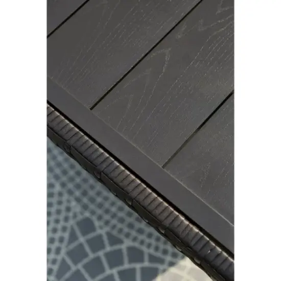 Signature Design by Ashley Contemporary Easy Isle Multi-Use Table  Dark Brown/Beige image {5}